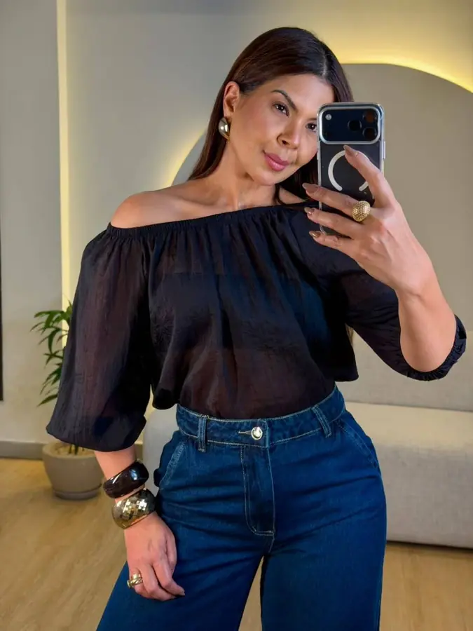 BLUSA AMPLA OMBRO A OMBRO, outra opção